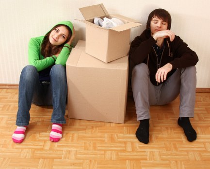 Same day removals team preparing furniture for a quick move in Shoreditch