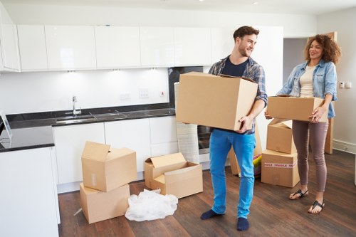 Keyboard navigation focus on an accessible Shoreditch removals page