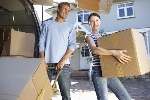 Professional moving truck service for Shoreditch office relocation