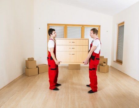 Organized storage in Shoreditch for boxes and furniture